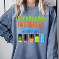 Introverted Recharging Introvert Saying Sarcasm Comfort Colors Sweatshirt Blue Jean Introverted Recharging Introvert Saying Sarcasm Comfort Colors Sweatshirt Blue Jean