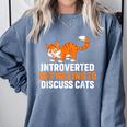 Introverts Cat Lover Introvert Antisocial Cats Anti Social Comfort Colors Sweatshirt Blue Jean Introverts Cat Lover Introvert Antisocial Cats Anti Social Comfort Colors Sweatshirt Blue Jean