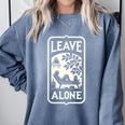 Introvert's Peaceful Solitude Graphic Leave Alone Quiet Comfort Colors Sweatshirt Blue Jean Introvert's Peaceful Solitude Graphic Leave Alone Quiet Comfort Colors Sweatshirt Blue Jean