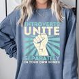 Introverts Unite Separately Introverted Antisocial Comfort Colors Sweatshirt Blue Jean Introverts Unite Separately Introverted Antisocial Comfort Colors Sweatshirt Blue Jean