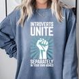 Introverts Unite Separately In Your Own Homes Shirt Premium Tri-Blend Comfort Colors Sweatshirt Blue Jean Introverts Unite Separately In Your Own Homes Shirt Premium Tri-Blend Comfort Colors Sweatshirt Blue Jean