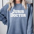 Juris Doctor Shirt -Juris Doctor Law School Graduation Shirt Comfort Colors Sweatshirt Blue Jean