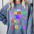 I Just Graduated Pre k Graduation 2024 Pre-Kindergarten Comfort Colors Sweatshirt Blue Jean