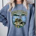 Just Let Me And My Dog By Lake Fishing Introvert Lifestyle Comfort Colors Sweatshirt Blue Jean Just Let Me And My Dog By Lake Fishing Introvert Lifestyle Comfort Colors Sweatshirt Blue Jean