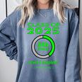 Kids Kids 5th Grade Graduation Video Game Comfort Colors Sweatshirt Blue Jean