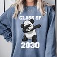 Kids Class Of 2030 Shirt Graduation Dabbing Panda Shirt Comfort Colors Sweatshirt Blue Jean