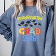 Kids Kindergarten Graduation Graduate Shirt Comfort Colors Sweatshirt Blue Jean