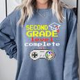 Kids Second Grade Graduation Video Game Shirt Comfort Colors Sweatshirt Blue Jean
