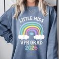 Kids VPK Graduation 2026 Rainbow VPK Grad Comfort Colors Sweatshirt Blue Jean