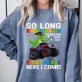 Kindergarten Graduate 2025 Kindergarten Graduation Dino Trex Comfort Colors Sweatshirt Blue Jean