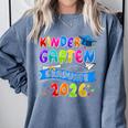 Kindergarten Graduate Kindergarten Class Of 2026 Graduation Comfort Colors Sweatshirt Blue Jean