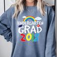 Kindergarten Graduation 2018 Last Day Of School Comfort Colors Sweatshirt Blue Jean