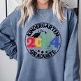 Kindergarten Graduation 2024 Graduate Last Day Of School Comfort Colors Sweatshirt Blue Jean