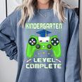 Kindergarten Graduation Level Complete Gamer Class 2024 Kids Comfort Colors Sweatshirt Blue Jean