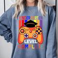 Kindergarten Graduation Level Complete Gamer Graduation Kids Comfort Colors Sweatshirt Blue Jean