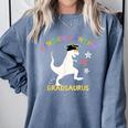 Kindergarten Graduation Shirt 2019 Dinosaur Graduate Party Comfort Colors Sweatshirt Blue Jean