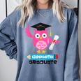 Kindergarten Graduation Tee Shirt Pink Owl T-Shir Comfort Colors Sweatshirt Blue Jean