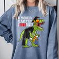 Kindergarten Grawrduate Dinosaur Graduation Cap Shirt Comfort Colors Sweatshirt Blue Jean