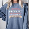 Kinesiology Major Student Shirt Graduation Comfort Colors Sweatshirt Blue Jean