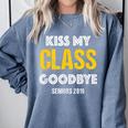Kiss My Class Goodbye Shirt 2019 Graduation Shirt Comfort Colors Sweatshirt Blue Jean