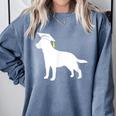 Labrador Retriever Graduation Dog Graduate For Men Women Kids Comfort Colors Sweatshirt Blue Jean