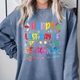 Last Day Of School Tie Dye School Graduation Summer Teacher Comfort Colors Sweatshirt Blue Jean
