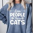 Less People More Cats Introvert's Dream Tee Comfort Colors Sweatshirt Blue Jean Less People More Cats Introvert's Dream Tee Comfort Colors Sweatshirt Blue Jean