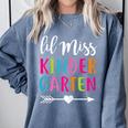 Lil Miss Kindergarten Grad Shirt Graduation Shirts 2018 Comfort Colors Sweatshirt Blue Jean