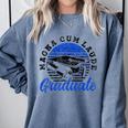 Magna Cum Laude Graduate Graduation Graduates Family Comfort Colors Sweatshirt Blue Jean