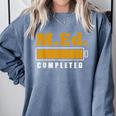 Master Graduation Completed Master Of Education Teacher Men Women Comfort Colors Sweatshirt Blue Jean