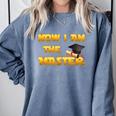 Now I Am The Master Shirt Graduation MBA Masters Tee Comfort Colors Sweatshirt Blue Jean