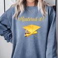 Mastered It Shirt Graduation MD Graduate Comfort Colors Sweatshirt Blue Jean