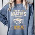 Master’s Degree Era MBA Masters Degree Graduation Comfort Colors Sweatshirt Blue Jean