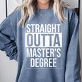 Masters Degree Graduation Mastered It MBA Graduation Comfort Colors Sweatshirt Blue Jean
