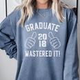 Masters Degree Graduation Shirt Mastered It For Him Her Comfort Colors Sweatshirt Blue Jean