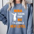 Masters Degree Graduation Shirt For MBA Grad Student Comfort Colors Sweatshirt Blue Jean