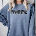 Masters Degree I Leveled Up Graduation T-Shirt Comfort Colors Sweatshirt Blue Jean