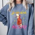 By Any Means Necessary Graduation HBCU Educated Girl Comfort Colors Sweatshirt Blue Jean