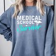 Medical School Survivor Med Student Graduation Comfort Colors Sweatshirt Blue Jean