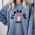 My Melody Class Od 2019 Graduation Seniors Comfort Colors Sweatshirt Blue Jean