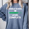 Middle School Graduation Shirt 8th Grade Comfort Colors Sweatshirt Blue Jean