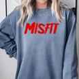 Misfit Outfit And Costume Introvert Apparel Comfort Colors Sweatshirt Blue Jean Misfit Outfit And Costume Introvert Apparel Comfort Colors Sweatshirt Blue Jean