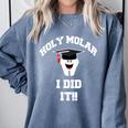Molar Dentist Dental Hygienist Graduation Shirt Comfort Colors Sweatshirt Blue Jean