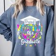 Mother Of a 2025 Graduate Tie Dye Class Senior Graduation 25 Comfort Colors Sweatshirt Blue Jean