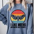 I Like Moths And Maybe 3 People Insect Moth Lovers Introvert Comfort Colors Sweatshirt Blue Jean I Like Moths And Maybe 3 People Insect Moth Lovers Introvert Comfort Colors Sweatshirt Blue Jean