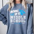 Moving Up To Middle School Graduation T-Shirt Comfort Colors Sweatshirt Blue Jean