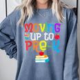 Moving Up To Pre-K Teacher Student Kid Graduation T-Shirt Comfort Colors Sweatshirt Blue Jean