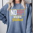 Music Major Student Shirt Graduation College Comfort Colors Sweatshirt Blue Jean