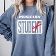 MUSICIAN Student Shirt Graduation MUSICIAN Stud Comfort Colors Sweatshirt Blue Jean