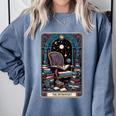 Mystical Library Book Reader The Introvert Tarot Card Comfort Colors Sweatshirt Blue Jean Mystical Library Book Reader The Introvert Tarot Card Comfort Colors Sweatshirt Blue Jean